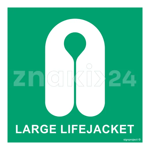 Large lifejacket - Znak morski - FB030