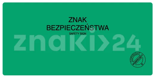 Znak bezpieczeństwa - Znak ewakuacyjny - AC503