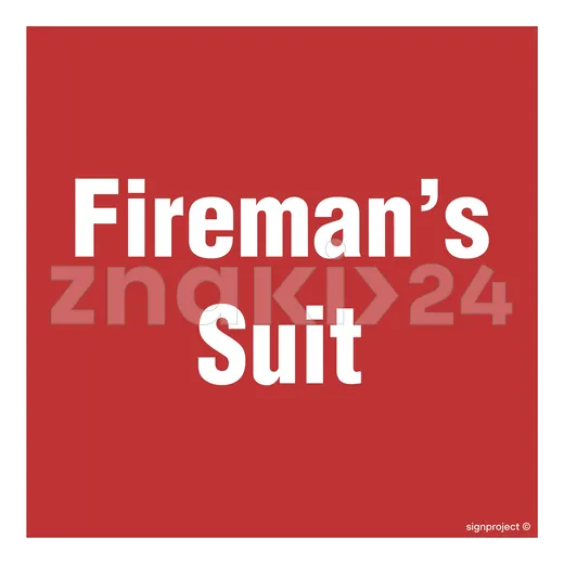 Fireman's suit - Znak morski - FA098