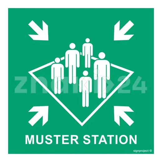 Muster station - Znak morski - FB032