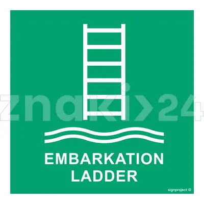 Embarkation ladder - Znak morski - FB010