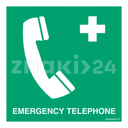 Emergency telephone - Znak morski - FB077