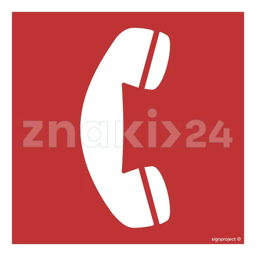 Emergency telephone station - Znak morski - FA025