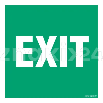 EXIT - Znak ewakuacyjny - AC062