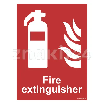 Fire extinguisher - Znak morski - FA099