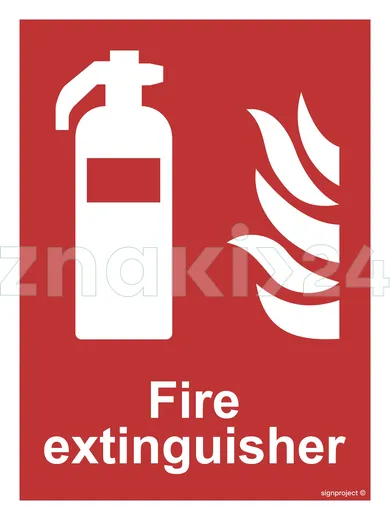 Fire extinguisher - Znak morski - FA099