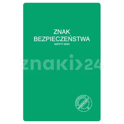 Znak bezpieczeństwa - Znak ewakuacyjny - AC505