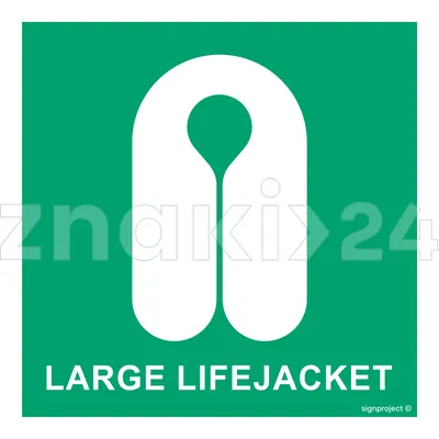 Large lifejacket - Znak morski - FB030