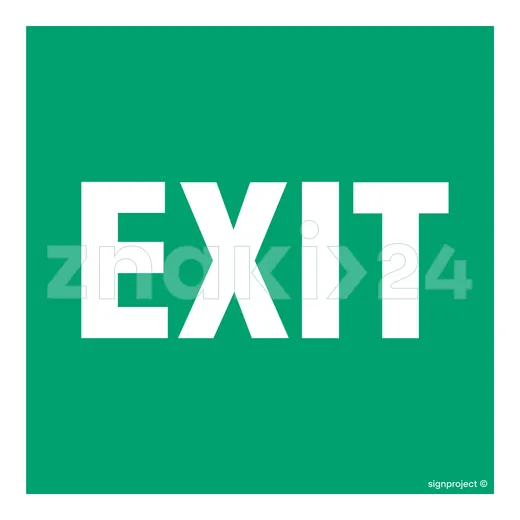 EXIT - Znak ewakuacyjny - AC062