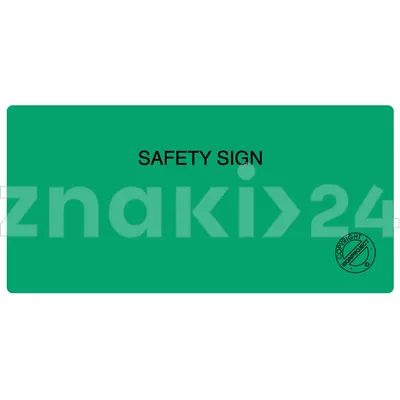 Safety sign - Znak ewakuacyjny - AC504