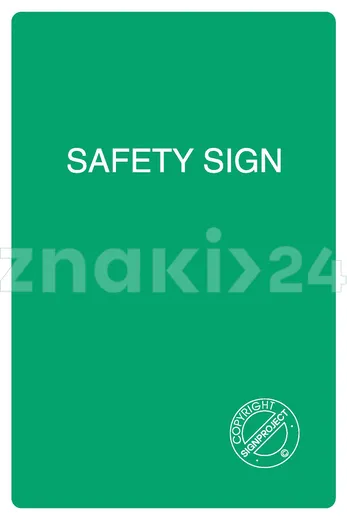 Safety sign - Znak ewakuacyjny - AC506