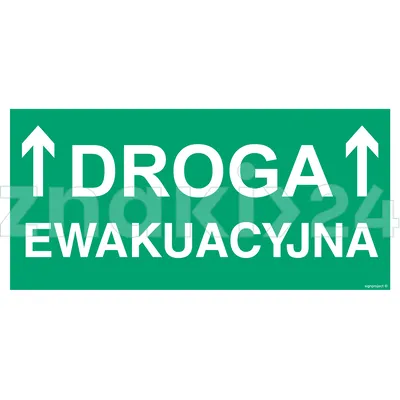 Droga ewakuacyjna - Znak ewakuacyjny - AC051