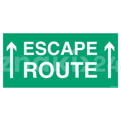 Escape route - Znak ewakuacyjny - AC065