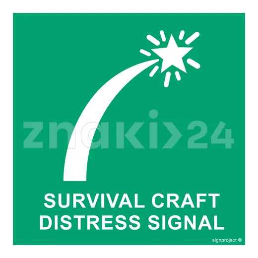 Survival craft distress signals - Znak morski - FB046