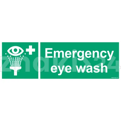 Emergency eye wash - Znak morski - FB101