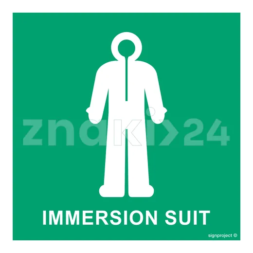 Immersion suit - Znak morski - FB034