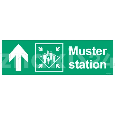 Muster station up left - Znak morski - FB135