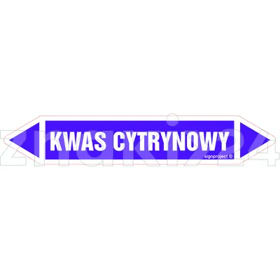 KWAS CYTRYNOWY - Rurociągi - JF243