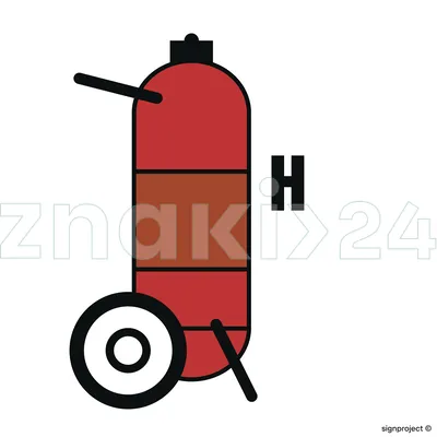 Water fire extinguisher - Znak morski - FE099