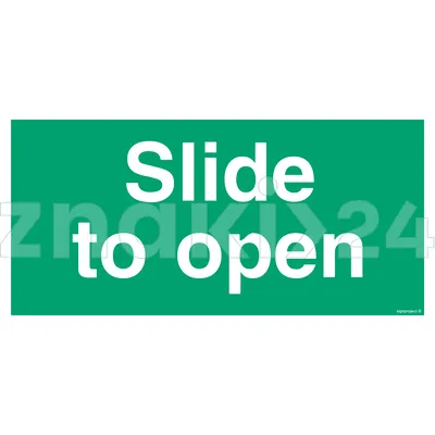 Slide to open - Znak morski - FB183