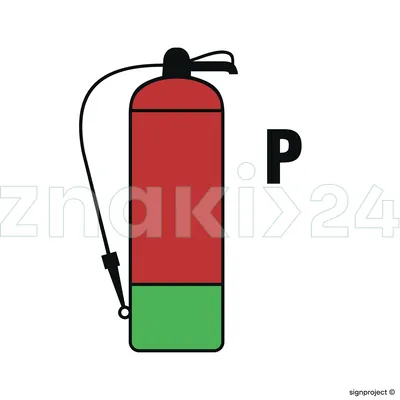 Foam fire extinguisher - Znak morski - FE097