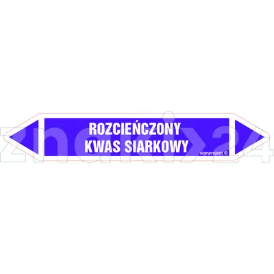 ROZCIEŃCZONY KWAS SIARKOWY - Rurociągi - JF406