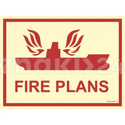 Fire plans - Znak morski - FE159