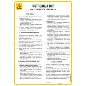 Instrukcja BHP na stanowisku zbrojarza - IAF03 - Instrukcja BHP do wydruku