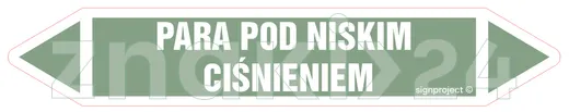 PARA POD NISKIM CIŚNIENIEM - Rurociągi - JF309