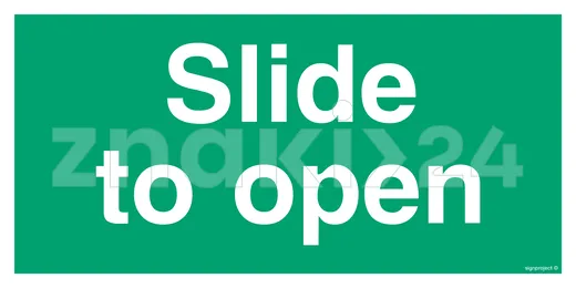 Slide to open - Znak morski - FB183