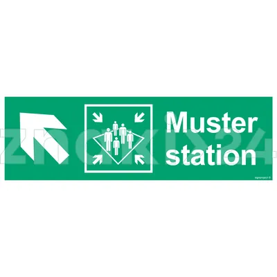 Muster station side left up - Znak morski - FB136