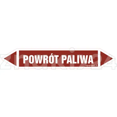 POWRÓT PALIWA - Rurociągi - JF349