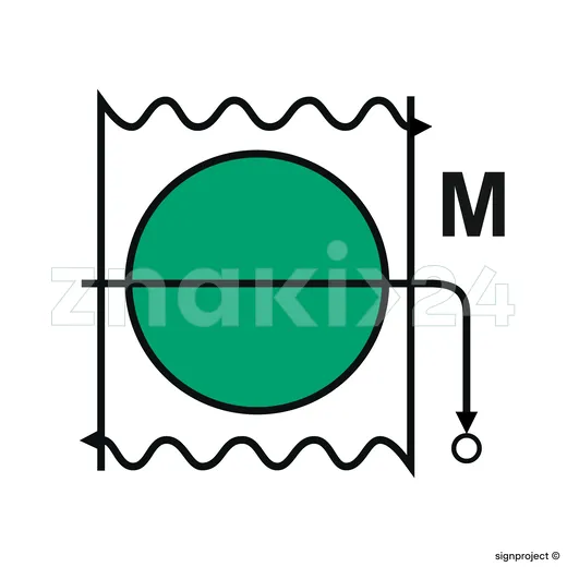 Fire damper for machinery spaces - Znak morski - FE035