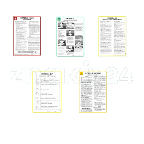 Zestaw Instrukcji BHP dla fryzjera