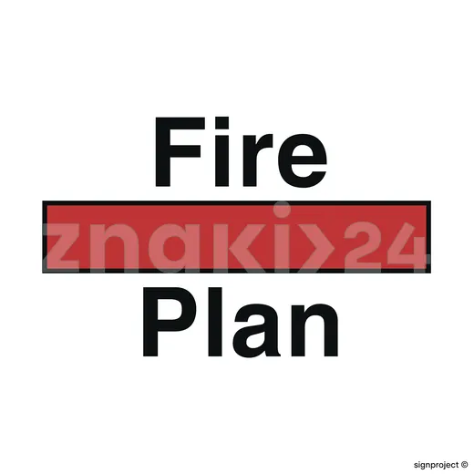 Fire plans and associated plans - Znak morski - FE046