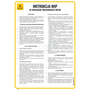 Instrukcja BHP w zakładzie wulkanizacyjnym - IAE17 - Instrukcja BHP do wydruku