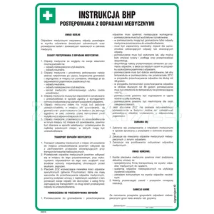 Instrukcja BHP postępowania z odpadami medycznymi - DD010 - Instrukcja BHP do wydruku