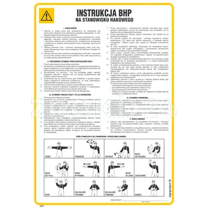 Instrukcja BHP na stanowisku hakowego - IAE07 - Instrukcja BHP do wydruku