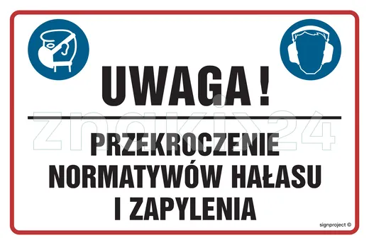 Uwaga - Znak ostrzegawczy. Znak informacyjny - NC066