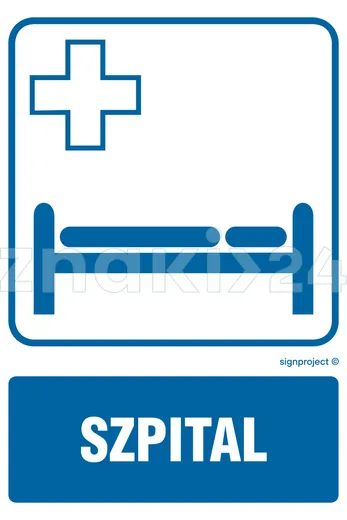 Szpital - Znak informacyjny - RF001