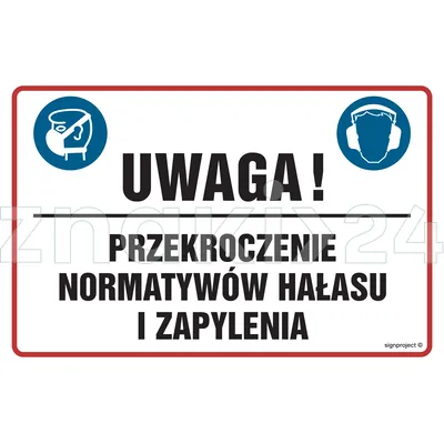 Uwaga - Znak ostrzegawczy. Znak informacyjny - NC066