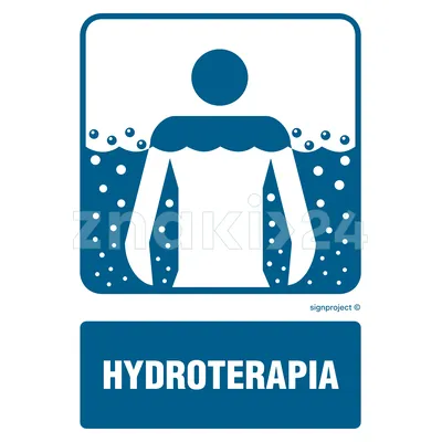 Hydroterapia - Znak informacyjny - RF024