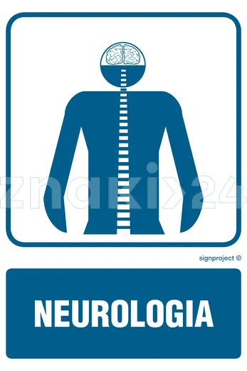 Neurologia - Znak informacyjny - RF010