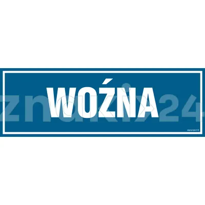 Woźna - Znak informacyjny - PA166