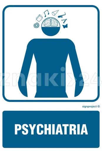 Psychiatria - Znak informacyjny - RF015