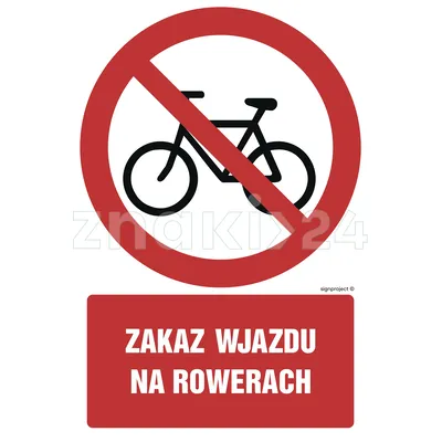 Zakaz wchodzenia z wózkami - Znak BHP - GC065