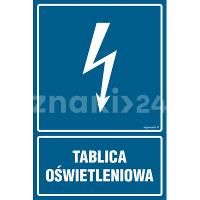 Tablica oświetleniowa - Znak elektryczny - HG048