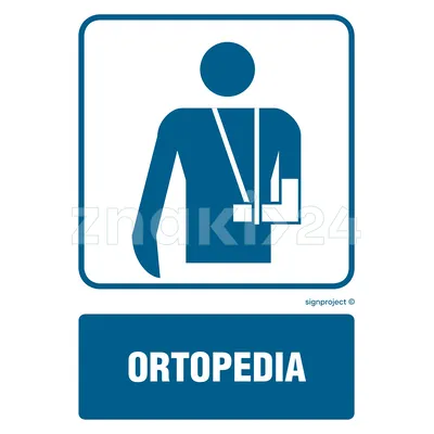 Ortopedia - Znak informacyjny - RF013