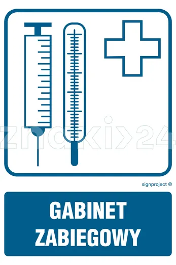 Gabinet zabiegowy - Znak informacyjny - RF002