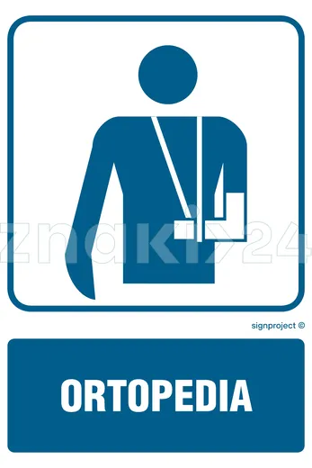 Ortopedia - Znak informacyjny - RF013